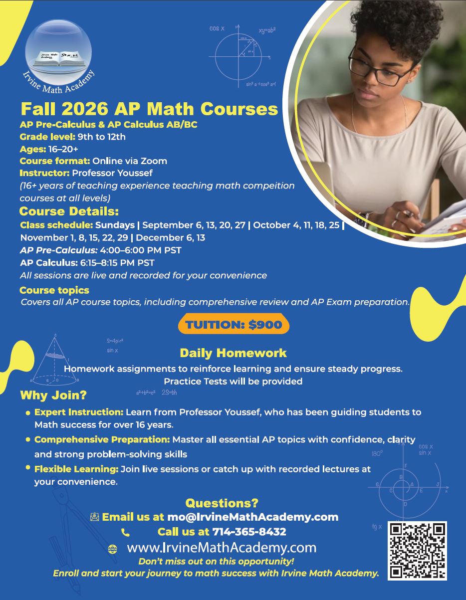 Fall 2026 Schedule